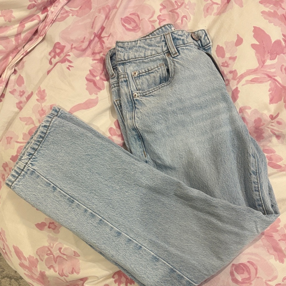 light washed jeans